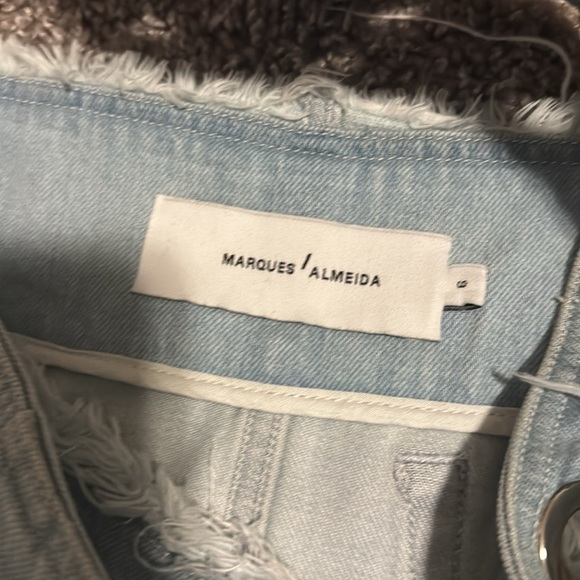 MARQUES ' ALMEIDA
Wrap Buckle Frill Denim Skirt - Picture 9 of 10